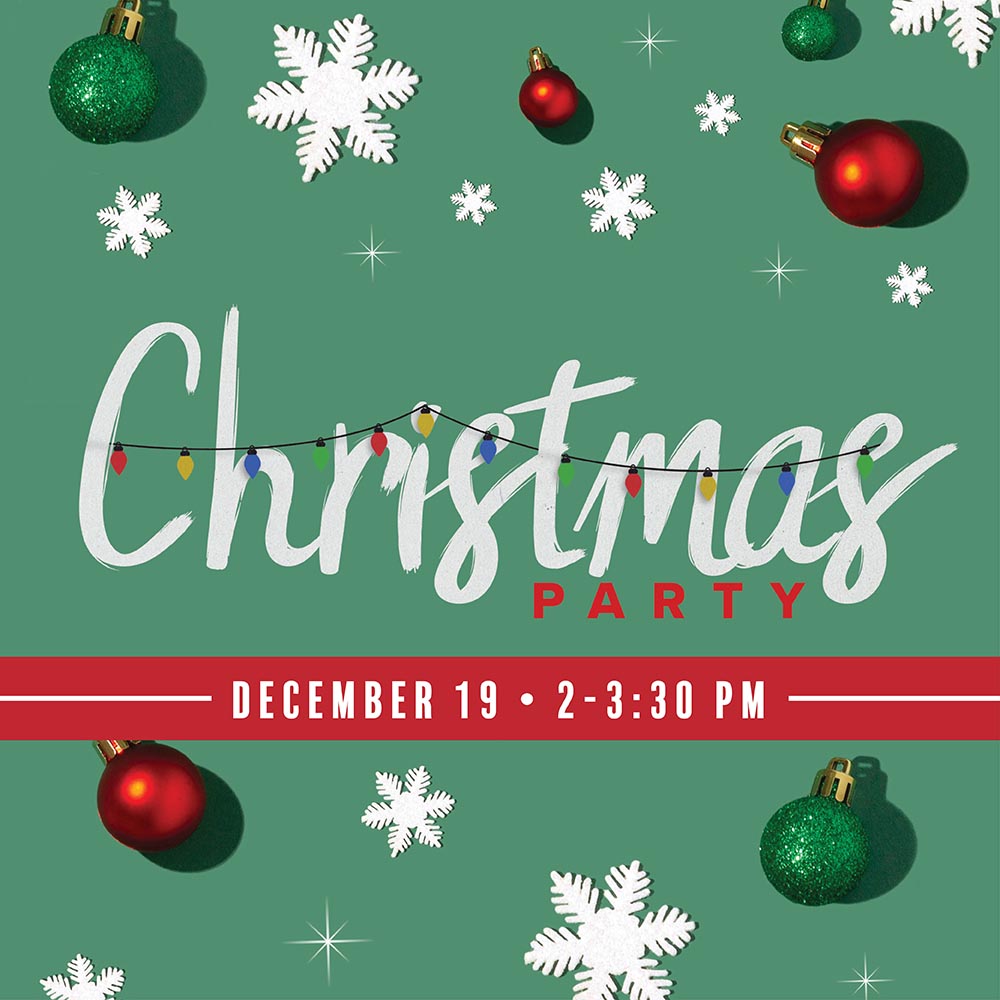 1335 Student Ministry Christmas Party December 19 at 2 pm